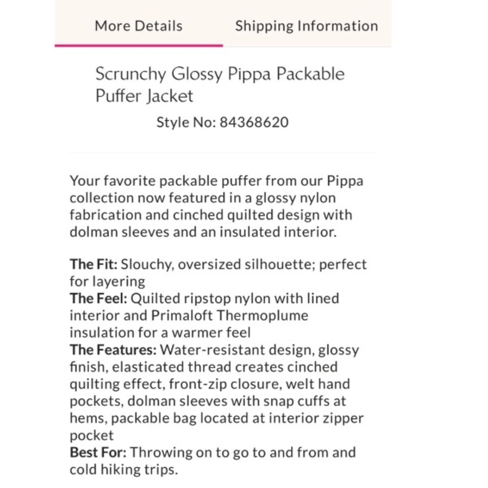 Free People Pippa Scrunchy Glossy Packable Puffer Jacket Black NWT - Picture 9 of 11